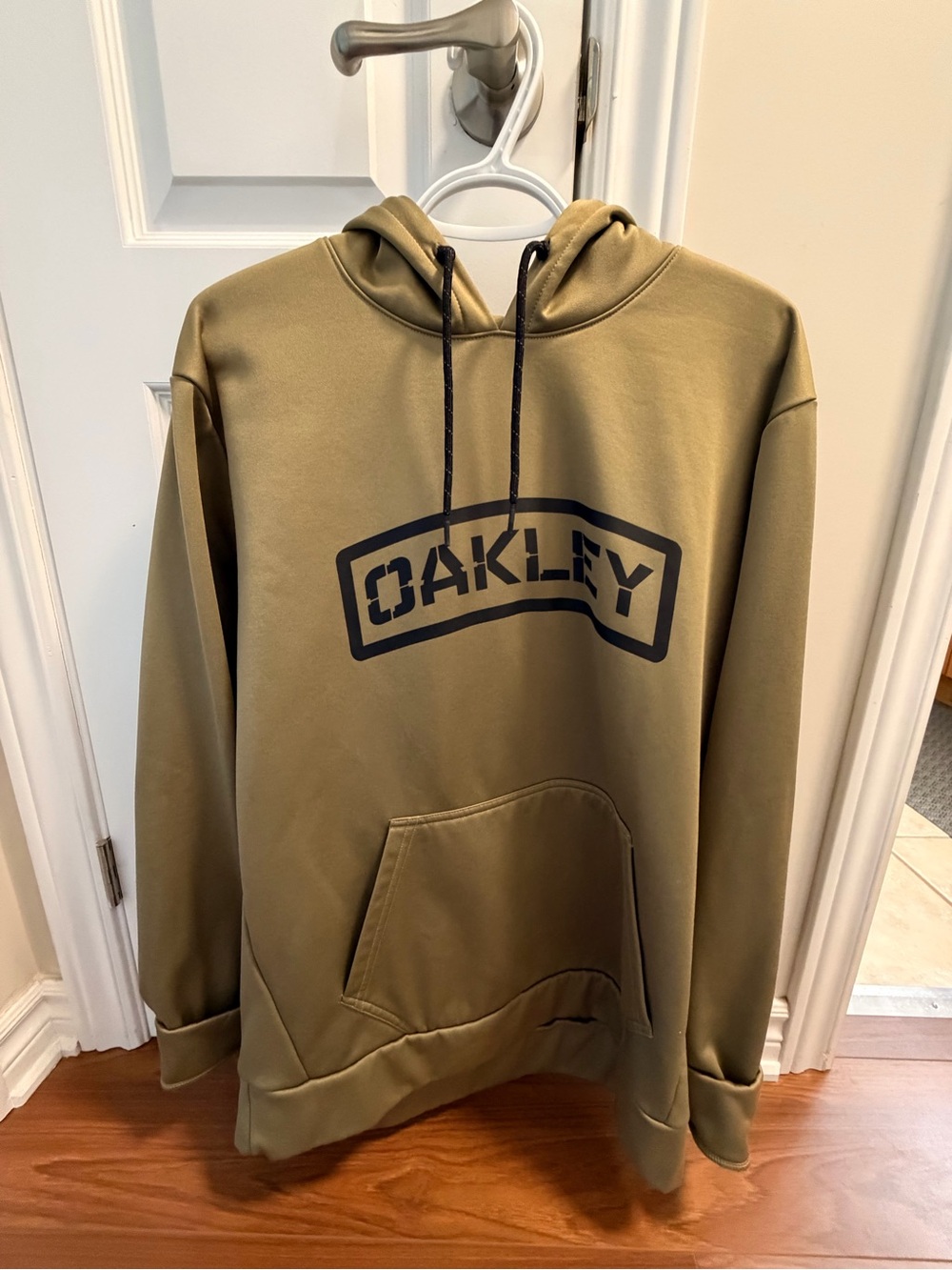 Oakley Men's Olive Logo Pullover Hoodie